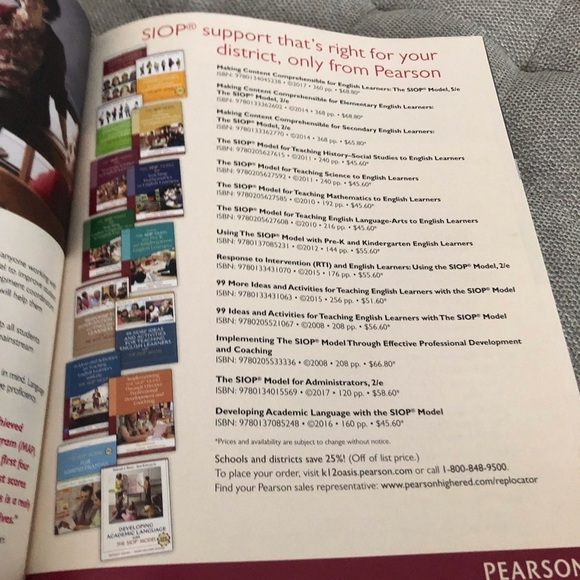 Making Content Comprehensible for English Learners the siop model paperback book - Picture 4 of 8